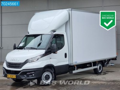 Iveco Daily 35S18 3.0L 180PK Dhollandia Laadklep Zijdeur Lat om lat Bakwagen Meubelbak Koffer Airco Cruise 21m3 Airco Cruise control