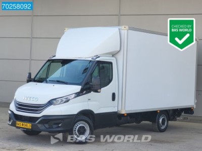 Iveco Daily 35S18 3.0L Laadklep Zijdeur Bakwagen Airco Cruise Meubelbak Koffer 180 PK Euro 6 Airco Trekhaak Cruise control