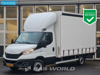 Iveco Daily 35S18 3.0L Schuifzeilen met Laadklep Bakwagen Airco Cruise Schuifzeil Zeilen Koffer Meubelbak 22m3 Airco Cruise control