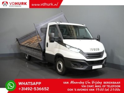 Iveco Daily 35S18H 3.0 180 pk Aut. (ZF) 3 Zijde Kipper/ kieper/ Tipper/ 3.5T trekverm./ Open laadbak/ dreiseiten/ Pritsche