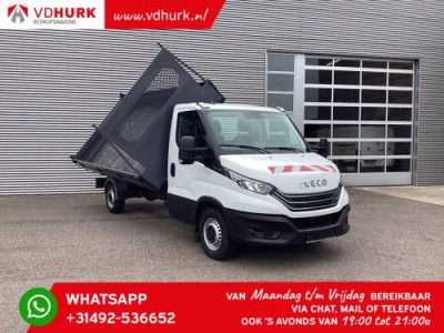 Iveco Daily 35S18H 3.0 180 pk Aut. (ZF) 3 Zijde Kipper/ kieper/ Tipper/ 3.5T trekverm./ Open laadbak/ dreiseiten/ Pritsche/ 397x200x40