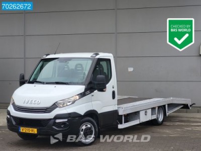 Iveco Daily 40C16 Automaat Tijhof Autotransporter Oprijwagen 3.5t trekhaak Cartransporter Airco Trekhaak