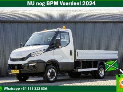 Iveco Daily 50C18 3.0L | Open laadbak | Euro 6 | 180 PK | Cruise | Climate | 3500 KG Trekgewicht | Dubbel lucht