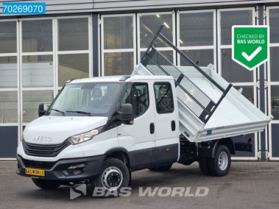 Iveco Daily 70C18 3 zijdige Meiller Kipper Dubbel Cabine Trekhaak Tipper Benne Kieper 2Dubbel cabine Trekhaak Cruise control