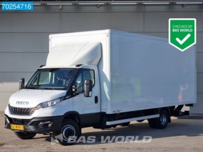 Iveco Daily 72C21 Automaat 3.0L Luchtvering Laadklep Camera Airco Cruise Bakwagen Meubelbak Koffer m3 Airco Cruise control