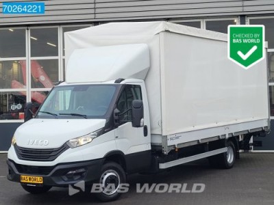 Iveco Daily 72C21 Automaat Bakwagen Zeilen Laadklep Schuifzeil Meubelbak Koffer Pritsche Plane Ladebordwand 37m3 Airco Cruise control