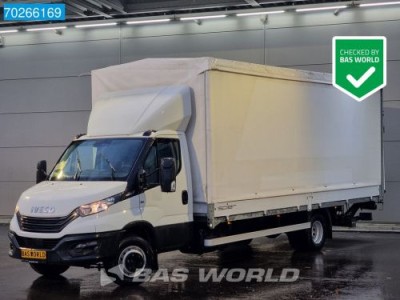 Iveco Daily 72C21 Automaat Bakwagen Zeilen Laadklep Schuifzeil Meubelbak Koffer Pritsche Plane Ladebordwand 37m3 Airco Cruise control