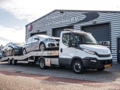 Iveco Daily Automaat E6 met veldhuizen P29 BE 5 Ton oplegger