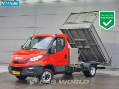 Iveco Daily 35C12 Euro6 Kipper met Kist 3.5t trekhaak Airco Cruise Tipper Kieper Benne Airco Trekhaak Cruise control