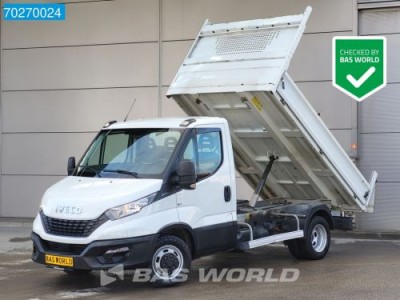 Iveco Daily 35C14 Euro6 Kipper 3.5t Trekhaak Airco Cruise Tipper Benne 2m3 Airco Trekhaak Cruise control