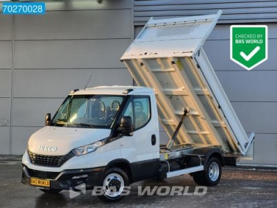 Iveco Daily 35C14 Kipper 3500kg trekhaak Airco Cruise Kieper Tipper Benne Airco Trekhaak Cruise control