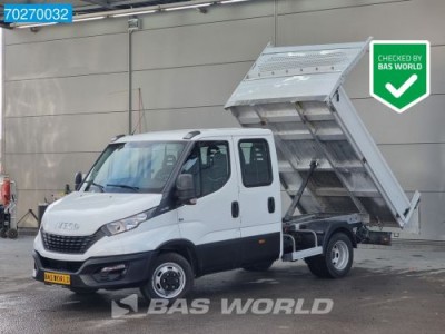 Iveco Daily 35C14 Kipper Dubbel Cabine Airco Cruise 3.5t trekhaak Kieper Tipper Benne Airco Dubbel cabine Trekhaak Cruise control