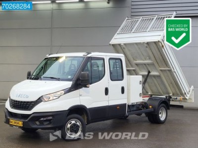 Iveco Daily 35C16 3.0L Kipper Dubbel Cabine 3.5t trekhaak Airco Cruise Benne Tipper Kieper 2m3 Airco Dubbel cabine Cruise control