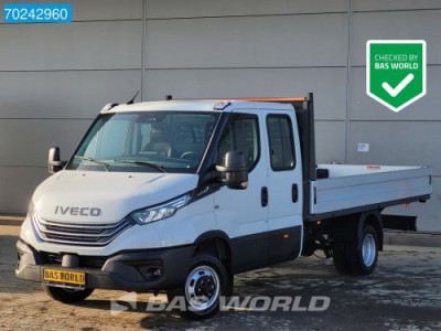 Iveco Daily 35C18 3.0 180PK Nwe model 2025 Dubbel Cabine Open laadbak Navi ACC LED 3,5T Trekvermogen Pritsche Pickup Airco Dubbel cabine