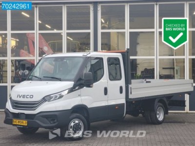 Iveco Daily 35C18 3.0 180PK Nwe model 2025 Dubbel Cabine Open laadbak Navi ACC LED 3,5T Trekvermogen Pritsche Pickup Airco Dubbel cabine