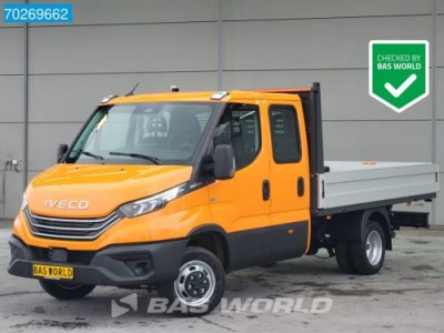 Iveco Daily 35C21 3.0 210PK 2025model Dubbel Cabine Open laadbak 3.5t Trekhaak CarPlay ACC LED Pritsche Pickup Airco Dubbel cabine Trekhaak