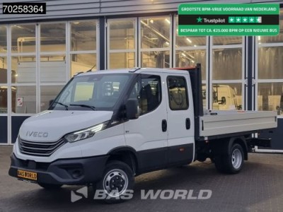 Iveco Daily 35C21 3.0 210PK 2025model Dubbel Cabine Open laadbak 3.5t Trekhaak CarPlay ACC LED Pritsche Pickup Airco Trekhaak