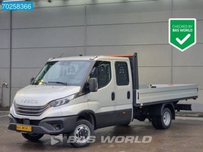 Iveco Daily 35C21 Automaat 2025model Open laadbak Dubbel Cabine CarPlay ACC LED 3,5T Trekvermogen Pritsche Pickup Airco Dubbel cabine