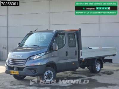 Iveco Daily 35C21 Automaat 2025model Open laadbak Dubbel Cabine CarPlay ACC LED 3,5T Trekvermogen Pritsche Pickup Airco Dubbel cabine