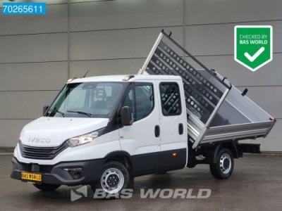 Iveco Daily 35S14 Automaat 3 zijdige Kipper Dubbel Cabine 3.5t trekhaak Tipper Benne Kieper Airco Dubbel cabine Trekhaak Cruise control