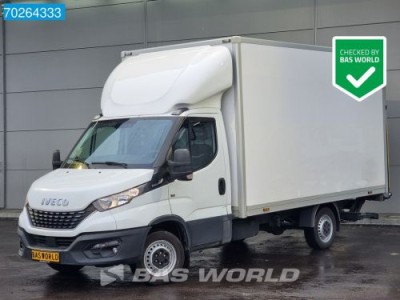 Iveco Daily 35S14 Automaat Laadklep Bakwagen Zijdeur Airco Cruise Koffer Meubelbak Euro6 20m3 Airco Cruise control