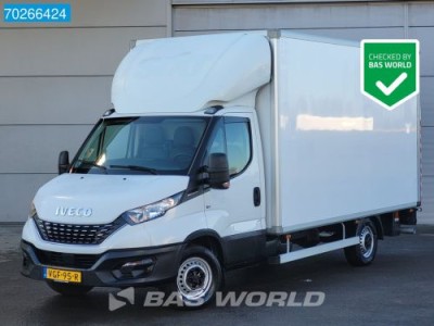 Iveco Daily 35S14 Automaat NL Bakwagen Lat om lat Laadklep Zijdeur Meubelbak Koffer 20Airco Cruise control