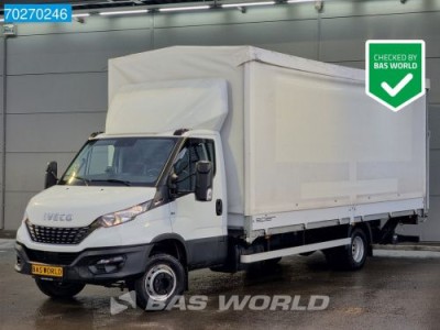 Iveco Daily 72C21 Automaat Bakwagen Zeilen Laadklep Schuifzeil Meubelbak Koffer Pritsche Plane Ladebordwand 37m3 Airco Cruise control