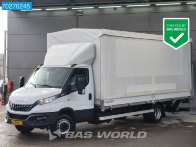 Iveco Daily 72C21 Automaat Bakwagen Zeilen Laadklep Schuifzeil Meubelbak Koffer Pritsche Plane Ladebordwand 37m3 Airco Cruise control