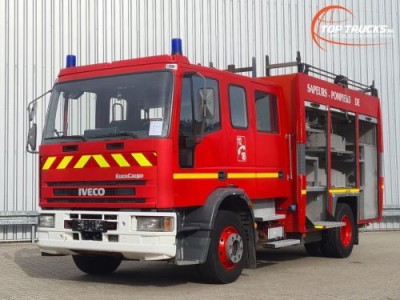 Iveco EuroCargo 150 E23 Sides - Doppelcabine - 1.000 ltr -Brandweer, Feuerwehr, Fire brigade, Doka, Camper