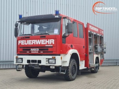 Iveco EuroFire 95E18 4x4 -600 ltr -Feuerwehr, Fire Brandweer - Expeditie, Camper, DOKA