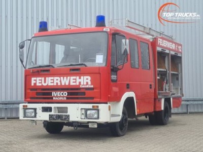 Iveco Eurocargo 75E14 600 ltr watertank - Brandweer, Feuerwehr, Fire truck - Crewcab, Doppelcabine