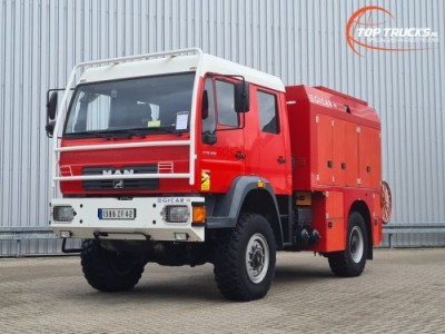 MAN 18.220 4x4- 3.000 ltr -Brandweer, Feuerwehr, Fire - Doppelcabine