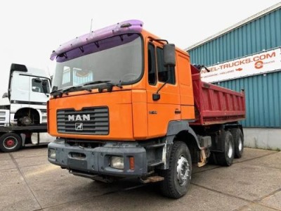 MAN 27 .414DFK 6x4 FULL STEEL 3-WAY MEILLER KIPPER (ZF16 MANUAL GEARRBOX / FULL STEEL SUSPENSION / REDUCTION AXLES / AIRCONDITIONING