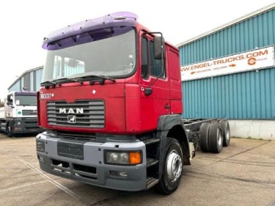 MAN 27.464 DF 6x4 (F2000) FULL STEEL CHASSIS (6-CILINDER HEADS / ZF16 MANUAL GEARBOX / ZF-INTARDER / REDUCTION AXLES / FULL STEEL SU