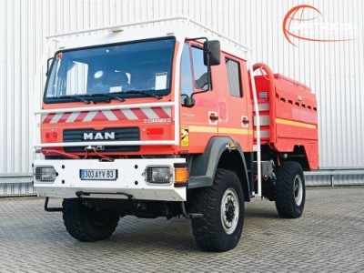 MAN LE 18.220 4x4 -4.000 ltr -200 ltr Foam -Camper -Fire, Brandweer, Expeditie, Rally