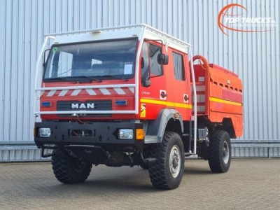 MAN LE 18.220 4x4 -4.000 ltr -200 ltr Foam -Camper -Fire, Brandweer, Expeditie, Rally -Pump missing parts