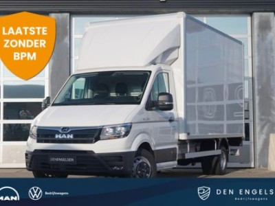 MAN TGE | 5.160 | 2.0 TDI 164PK | L4 | 3,5T TERUGGEKEURD | 3,5T TREKHAAK | BAKWAGEN L4.40m B2.11m H2.35m | FACELIFT | NAVI | GEVEERDE ST