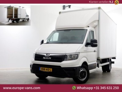 MAN TGE 5.180 2.0 177pk E6 DSG-Automaat Bakwagen met laadklep en zijdeur L453cm 08-2019