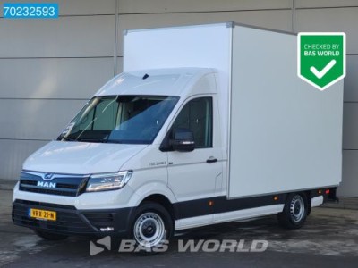 MAN TGE 3.140 E Automaat Bakwagen Elektrisch Navi LED Airco Cruise Meubelbak Koffer 15m3 Airco Cruise control