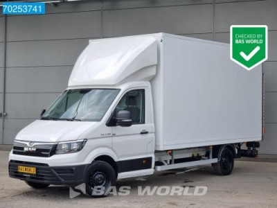 MAN TGE 3.160 Automaat Dhollandia Laadklep Zijdeur Airco Cruise Bakwagen Meubelbak Koffer Gesloten laadbak 21m3 Airco Cruise control