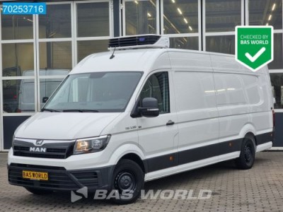 MAN TGE 3.180 Automaat XXL L5H3 Koelwagen Carrier Xarios 350 230V stekker Cruise Carplay Camera Airco 14m3 Airco Cruise control