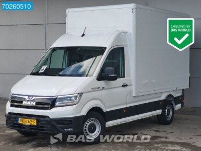 MAN eTGE 3.140 100% Elektrisch Automaat Bakwagen Navi Camera Meubelbak Koffer Gesloten laadbak 14m3 Airco Cruise control