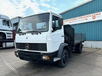 Mercedes-Benz 1117 K (6-CILINDER) KIPPER WITH CRANE (FULL STEEL SUSPENSION / MANUAL GEARBOX / HYDRAULIC KIT)