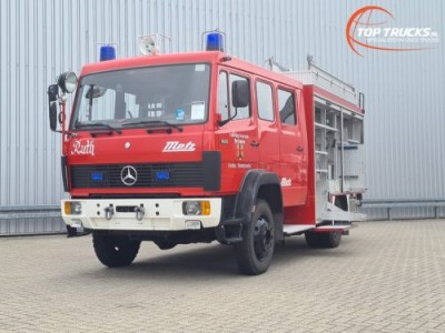 Mercedes-Benz 1120 4x4 - 1.200 ltr Brandweer,Feuerwehr, Fire brigade- Crew Cab - Expeditie, Camper