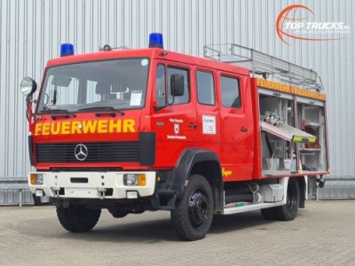 Mercedes-Benz 1120 AF 4x4 -Brandweer, Feuerwehr, Fire brigade - 1.200 ltr - Expeditie, Camper - LF 16