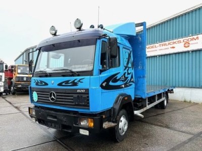 Mercedes-Benz LK 817L (6-CILINDER) SLEEPERCAB WITH OPEN BOX (6 GEARS MANUAL GEARBOX / SPER-DIFFERNTIAL / AIRCONDITIONING / EURO 2)