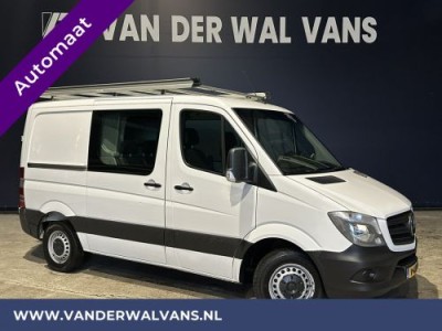 Mercedes-Benz Sprinter 211 CDI Automaat **BPM VRIJ voor de Ondernemer** L1H1 Dubbele Cabine Euro6 Airco | 6-Zits Cruisecontrol, Imperiaal, Trekhaak