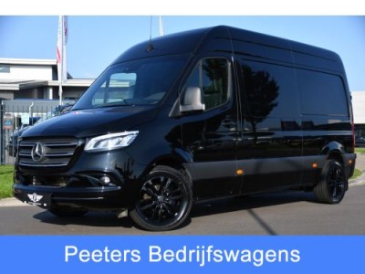 Mercedes-Benz Sprinter 315 1.9 CDI L2H2 Black Edition Camera, Carplay, LED, Multimedia, Leder, Trekhaak, Automaat, 150PK, UNIEK!