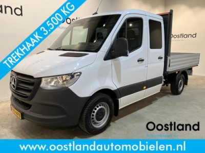 Mercedes-Benz Sprinter 315 CDI L2 RWD DC Dubbel Cabine Open Laadbak / Euro 6 / Trekhaak 3500 KG / Airco / 1.100 KM !!