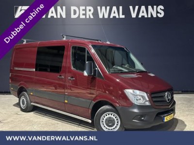 Mercedes-Benz Sprinter 316 CDI 164pk Automaat L2H1 Dubbele Cabine Euro6 Airco | Camera | Navigatie | Cruisecontrol, 5-Zits, Sidebars, Trekhaak